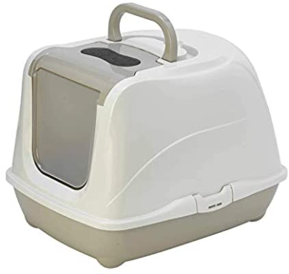 C230 Moderna Flip Cat Warm Gray-Zatvoreni toalet za mačke 50cm